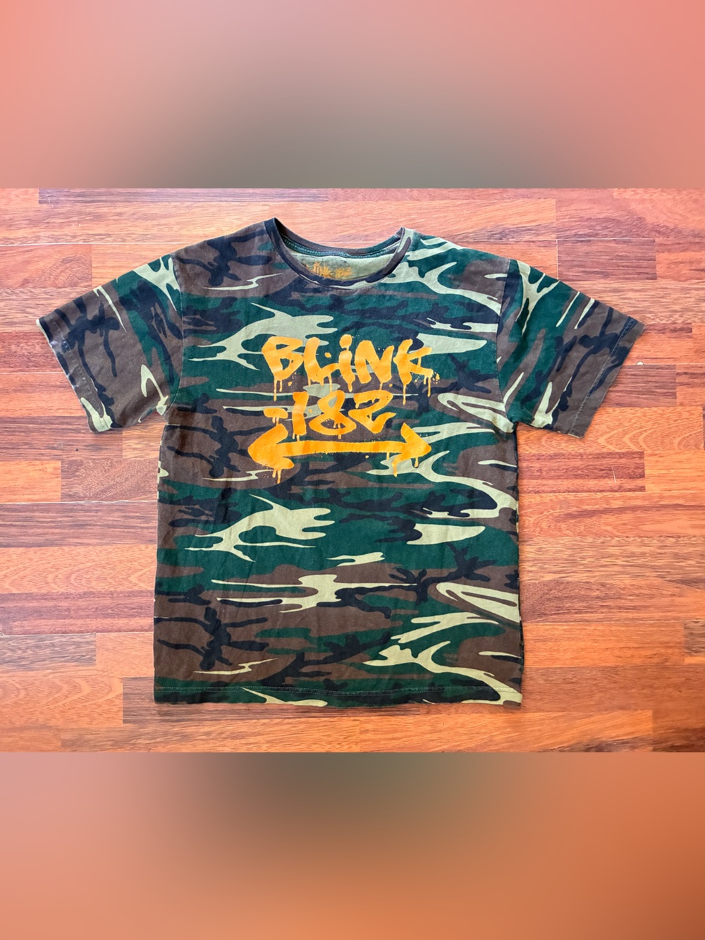 Men’s Camo Blink 182 tee